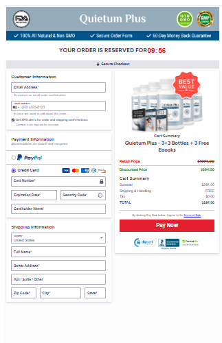 Quietum Plus order page